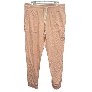 Just Be Womens Large PolyCotton Elastic Drawstring Waist Yoga Sweatpants